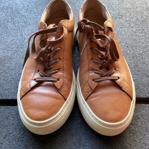 KOIO Tan Leather Athletic Shoes